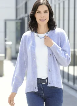 Strickjacke mit flauschig weichem Griff