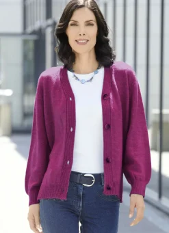 Strickjacke mit flauschig weichem Griff