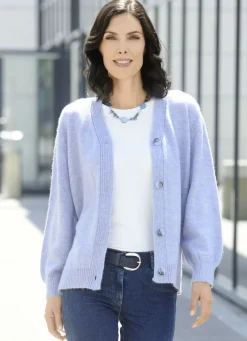 Strickjacke mit flauschig weichem Griff