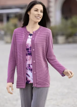 Strickjacke mit Schurwolle