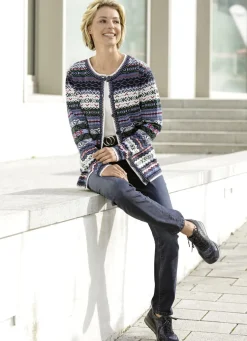 Strickjacke mit Schurwolle