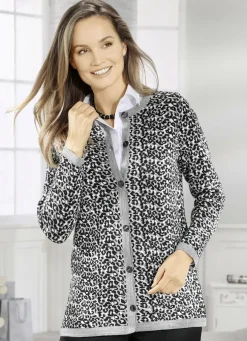 Strickjacke mit Schurwolle