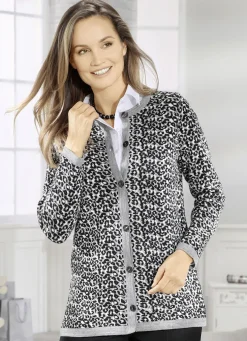 Strickjacke mit Schurwolle