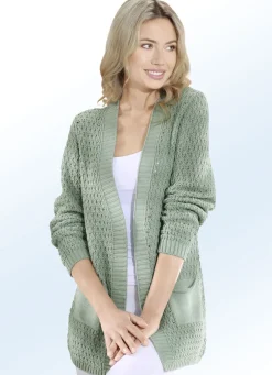 Strickjacke mit weichem Griff