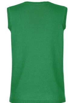 Stricktop aus reiner Baumwolle