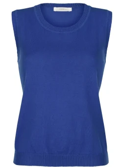 Stricktop aus reiner Baumwolle