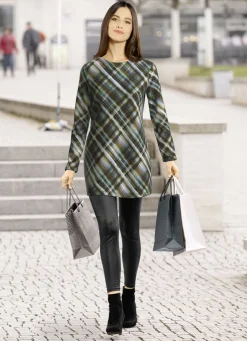 Strick-Tunika in Feinstrick