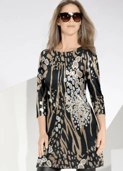 Strick-Tunika in Feinstrick