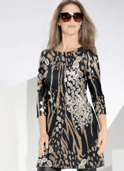 Strick-Tunika in Feinstrick