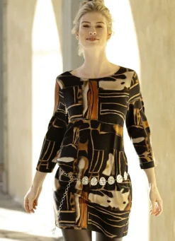 Strick-Tunika in Feinstrick