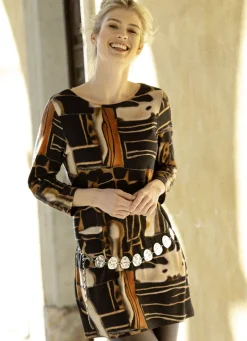 Strick-Tunika in Feinstrick