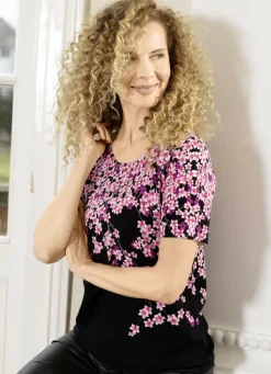 Strick-Twinset in Feinstrick