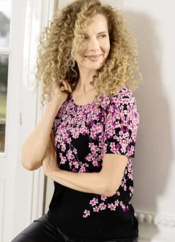 Strick-Twinset in Feinstrick