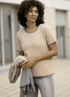 Strick-Twinset in Jacquard-Dessin