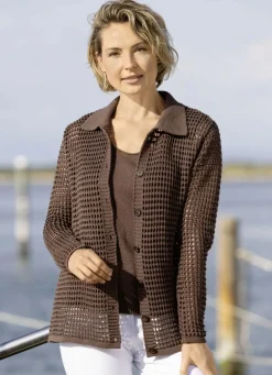 Strick-Twinset mit nachhaltig recycelter Baumwolle