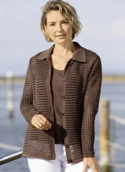 Strick-Twinset mit nachhaltig recycelter Baumwolle