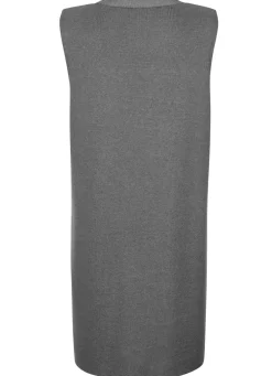 Strickweste mit dekorativem Verschluss