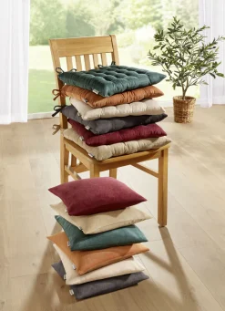 Stuhlkissen und Kissenbezug in Feincord