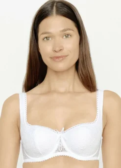 Susa Dirndl-BH mit floraler Elastikspitze im Vorderteil