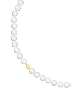 Süßwasser-Zuchtperlkette mit Kugelschließe