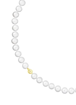 Süßwasser-Zuchtperlkette mit Kugelschließe