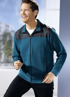 Sweatjacke mit Seitentaschen