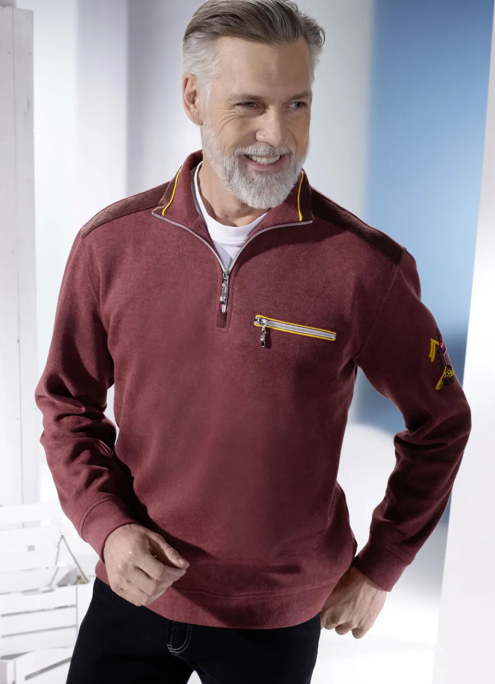 Sweatshirt in 3 Farben