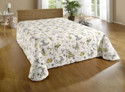 Tagesdecke und Kissenbezüge mit Schmetterlingsmotive