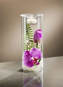 Teelichthalter in Zylinderform