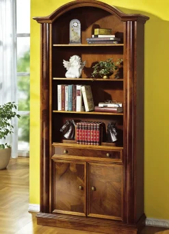 Teilmassiver Bücherschrank