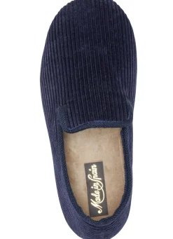 Textil-Hausschuh in Cord-Optik