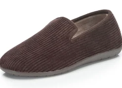 Textil-Hausschuh in Cord-Optik