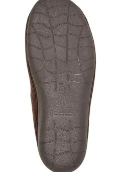 Textil-Hausschuh in Cord-Optik