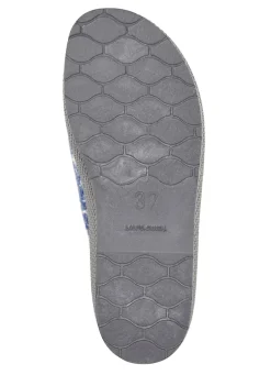 Textil-Pantoffel mit schöner Stickerei