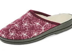 Textil-Pantoffel mit schöner Stickerei