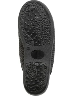 Textil-Pantoffel mit Warmfutter aus reiner Wolle