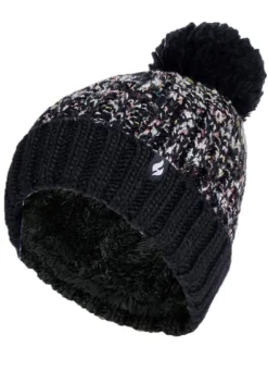 Thermo-Mütze mit Bommel von Heat Holders® für mehr Komfort im Winter