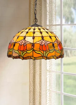 Tiffany-Pendelleuchte, 1-flammig
