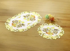 Tisch- und Raumdekoration mit Hasen-Motiven