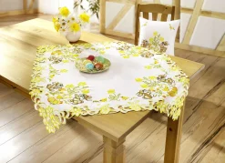 Tisch- und Raumdekoration mit Hasen-Motiven