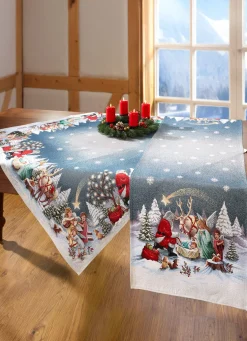 Tisch- und Raumdekoration aus Gobelin