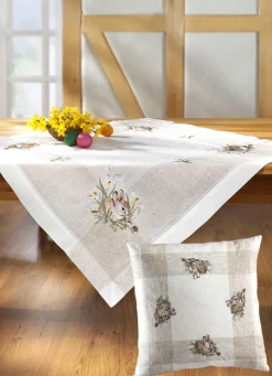 Tisch- und Raumdekoration mit Häschen-Motiv