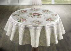 Tisch- und Raumdekoration mit romantischem Rosenmotiv