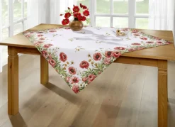 Tisch- und Raumdekoration mit Mohnblumen-Motiv