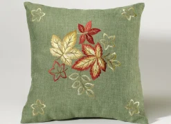 Tisch- und Raumdekoration mit herbstlicher Stickerei