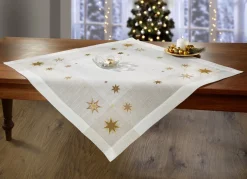 Tisch- und Raumdekoration mit Sternendessin