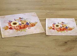 Tisch- und Raumdekoration mit herbstlichen Motiven
