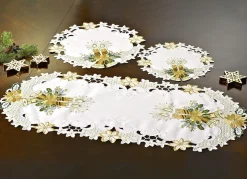 Tisch- und Raumdekoration mit Kerzen- und Glocken-Motive