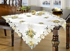 Tisch- und Raumdekoration mit Kerzen- und Glocken-Motive