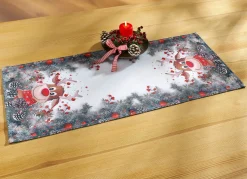 Tisch- und Raumdekoration mit witzigen Elch-Motiven